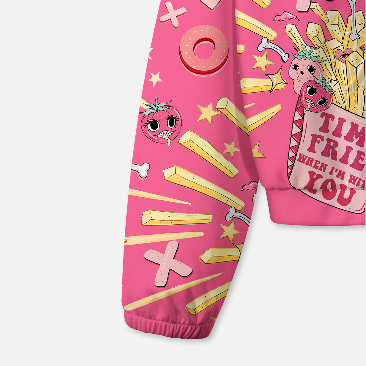 Purplehecate Time Fries When I'm With You All-Over Print Hoodie