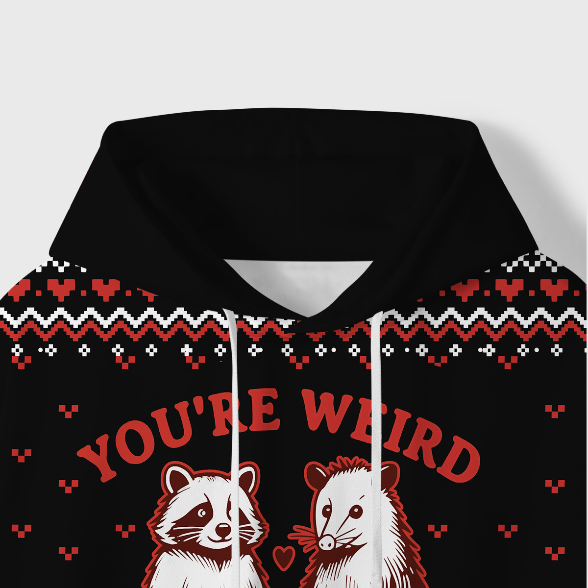 Purplehecate You're Weird I'll Keep You All-Over Print Hoodie