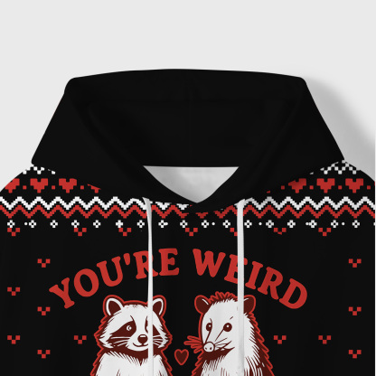 Purplehecate You're Weird I'll Keep You All-Over Print Hoodie