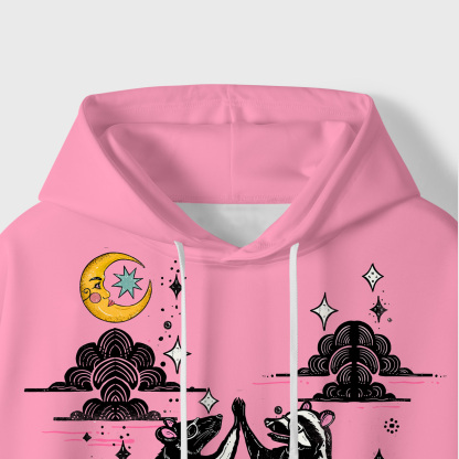 Purplehecate The Team Trash Opossum Tarot All-Over Print Hoodie