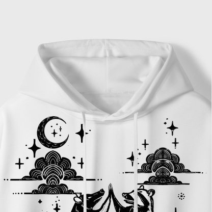 Purplehecate The Team Trash Raccoon Tarot All-Over Print Hoodie