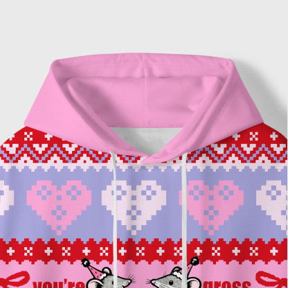 Purplehecate You're Gross All-Over Print Hoodie