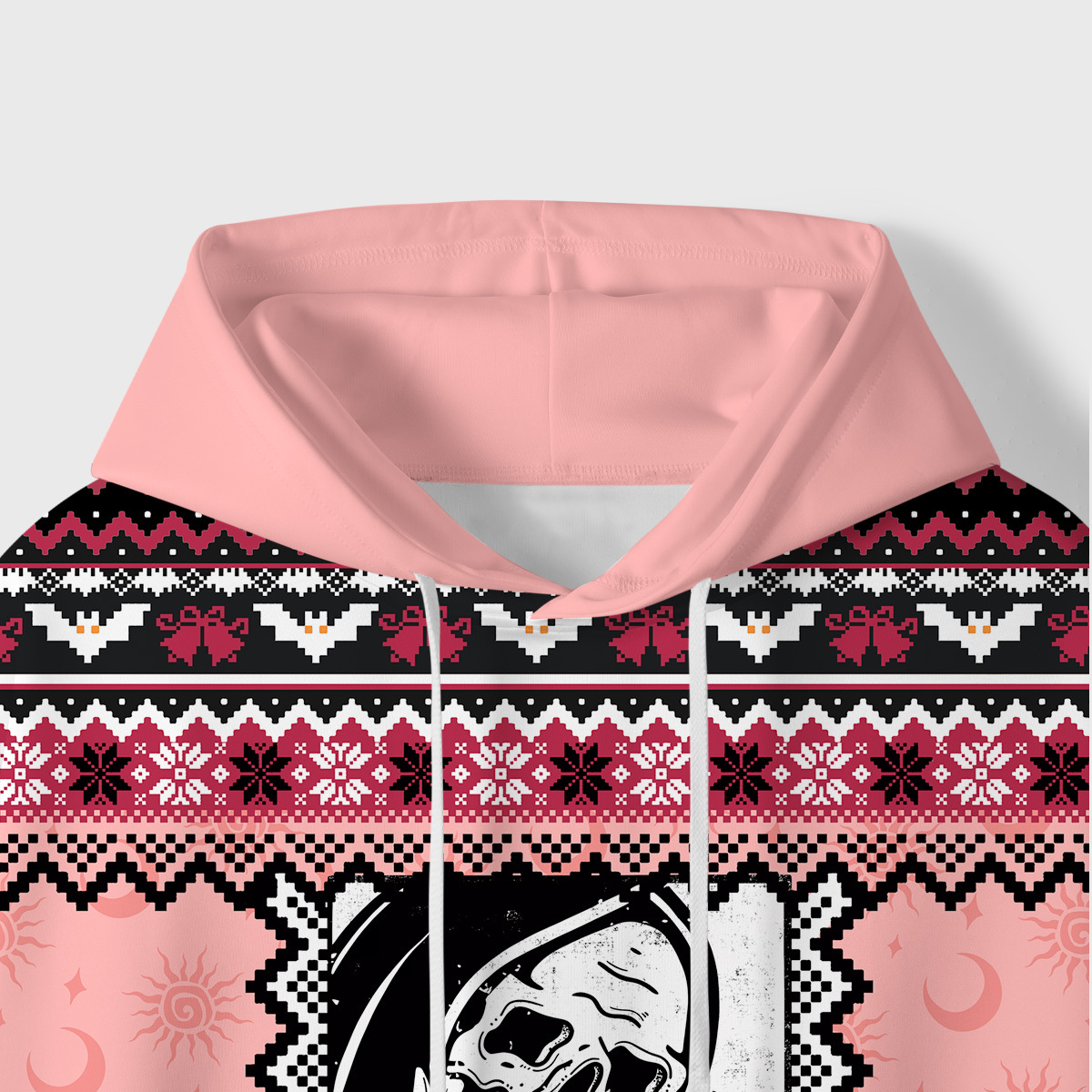 Purplehecate Stay Positive All-Over Print Hoodie