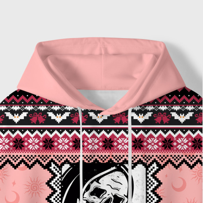 Purplehecate Stay Positive All-Over Print Hoodie