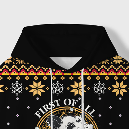 Purplehecate First Of All I'm A Delightful Opossum All-Over Print Hoodie