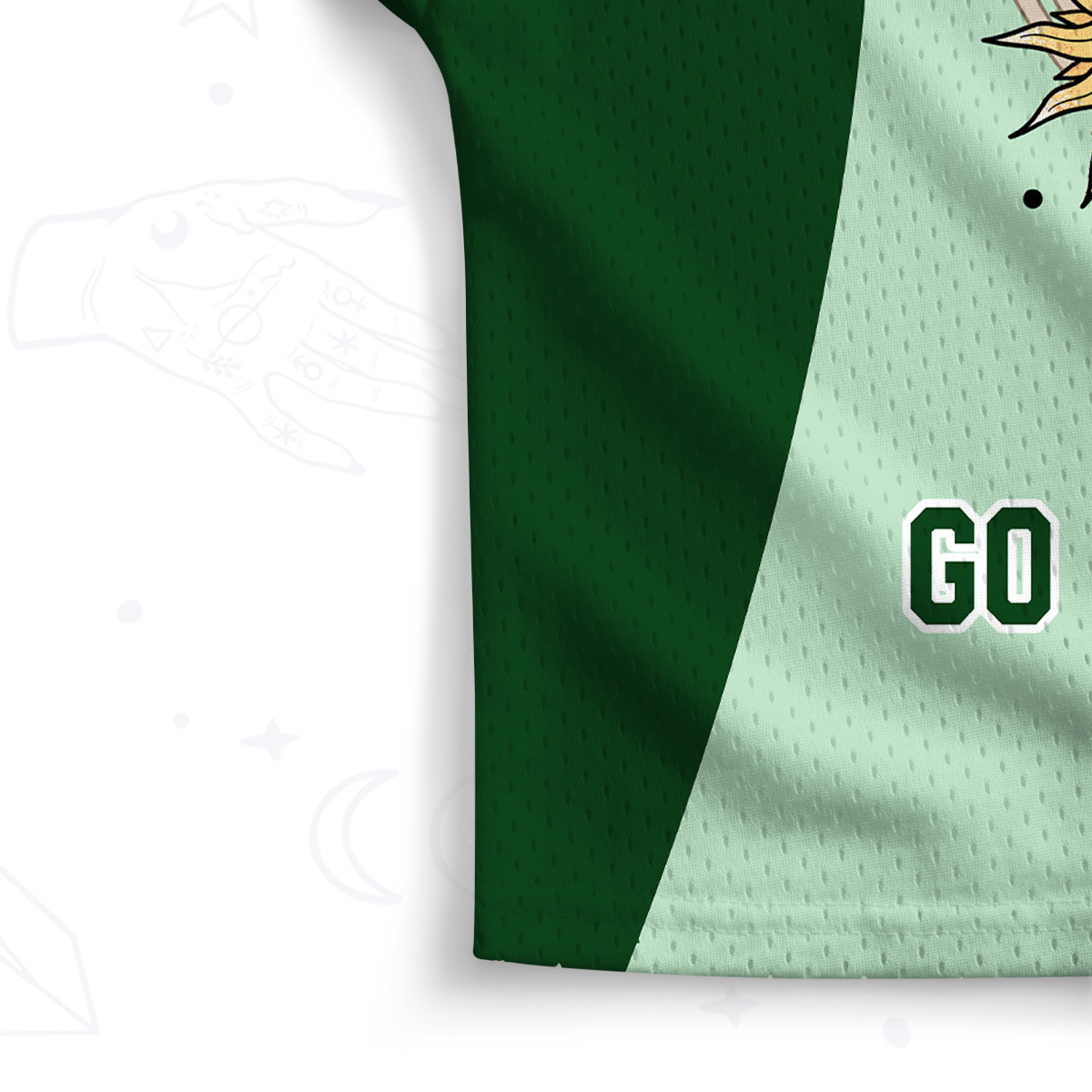 Purplehecate Go Sage Yourself Crop Sports Jersey