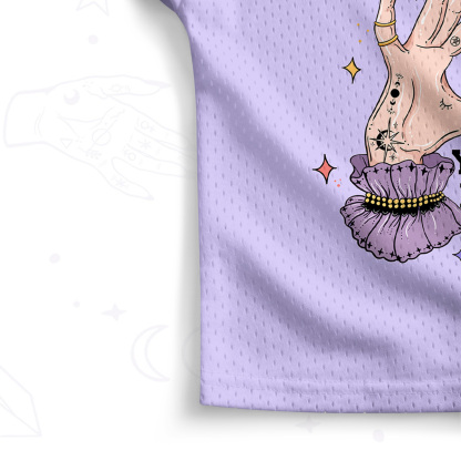 Purplehecate Celestial Demons 17 Crop Sports Jersey