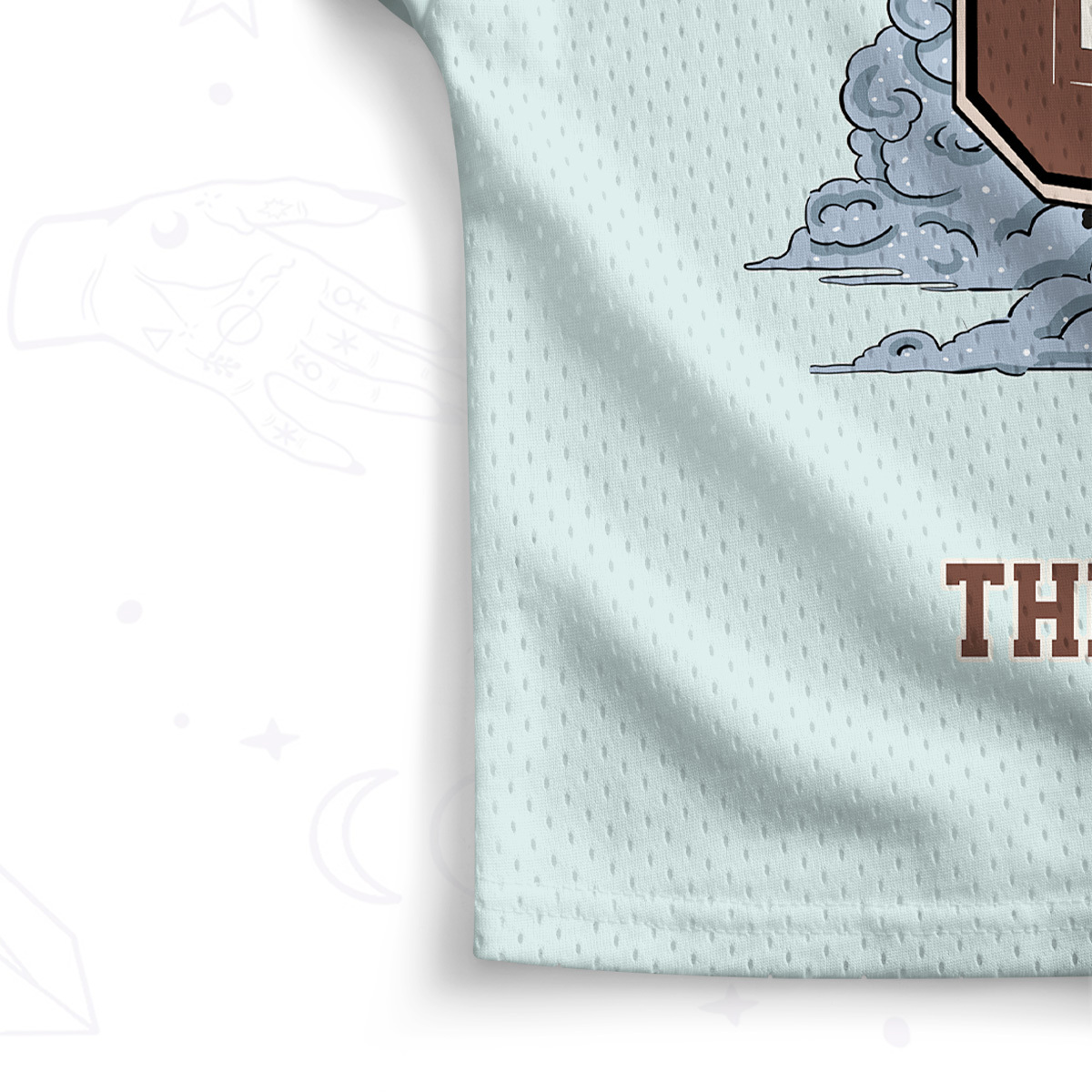 Purplehecate The Zero of Fucks No Apologies Crop Sports Jersey