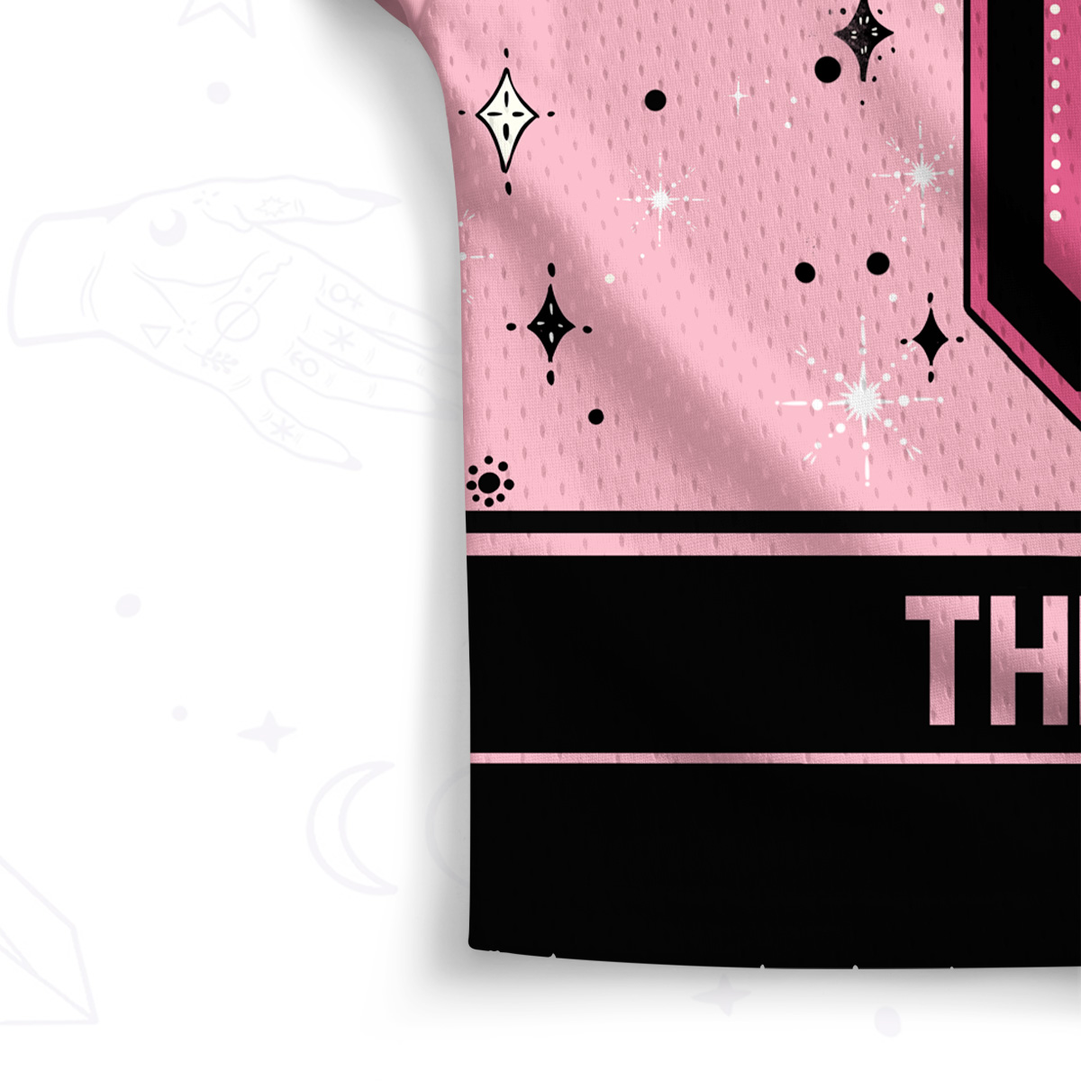 Purplehecate The Team Trash Crop Sports Jersey