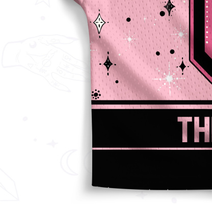 Purplehecate The Team Trash Crop Sports Jersey