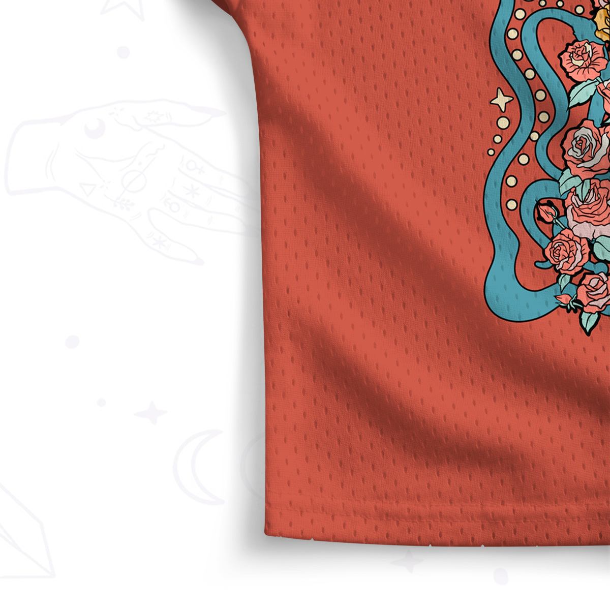 Purplehecate Aries Spirit Zodiac Crop Sports Jersey