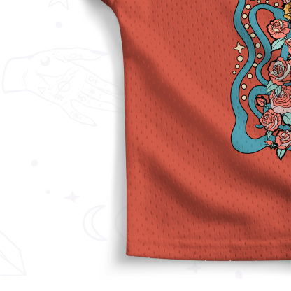 Purplehecate Aries Spirit Zodiac Crop Sports Jersey