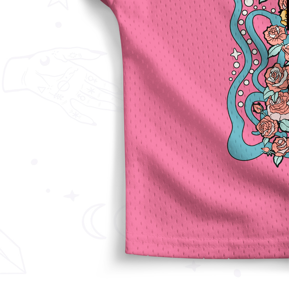 Purplehecate Libra Spirit Zodiac Crop Sports Jersey