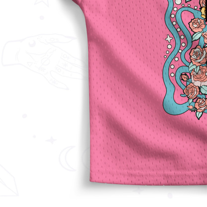 Purplehecate Libra Spirit Zodiac Crop Sports Jersey