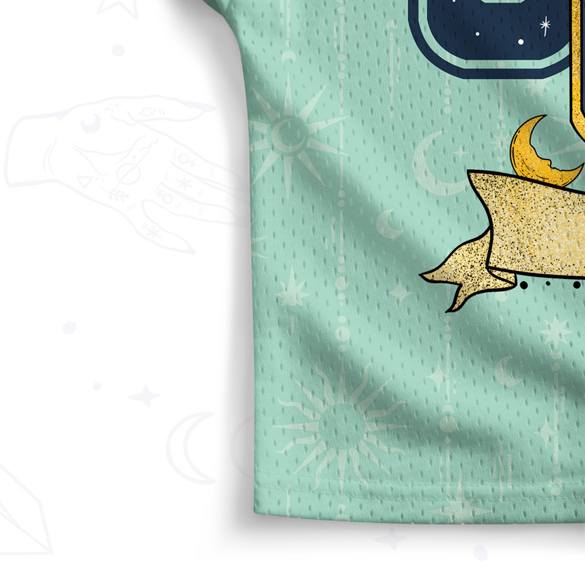 Purplehecate Gemini Spirit Zodiac Crop Sports Jersey