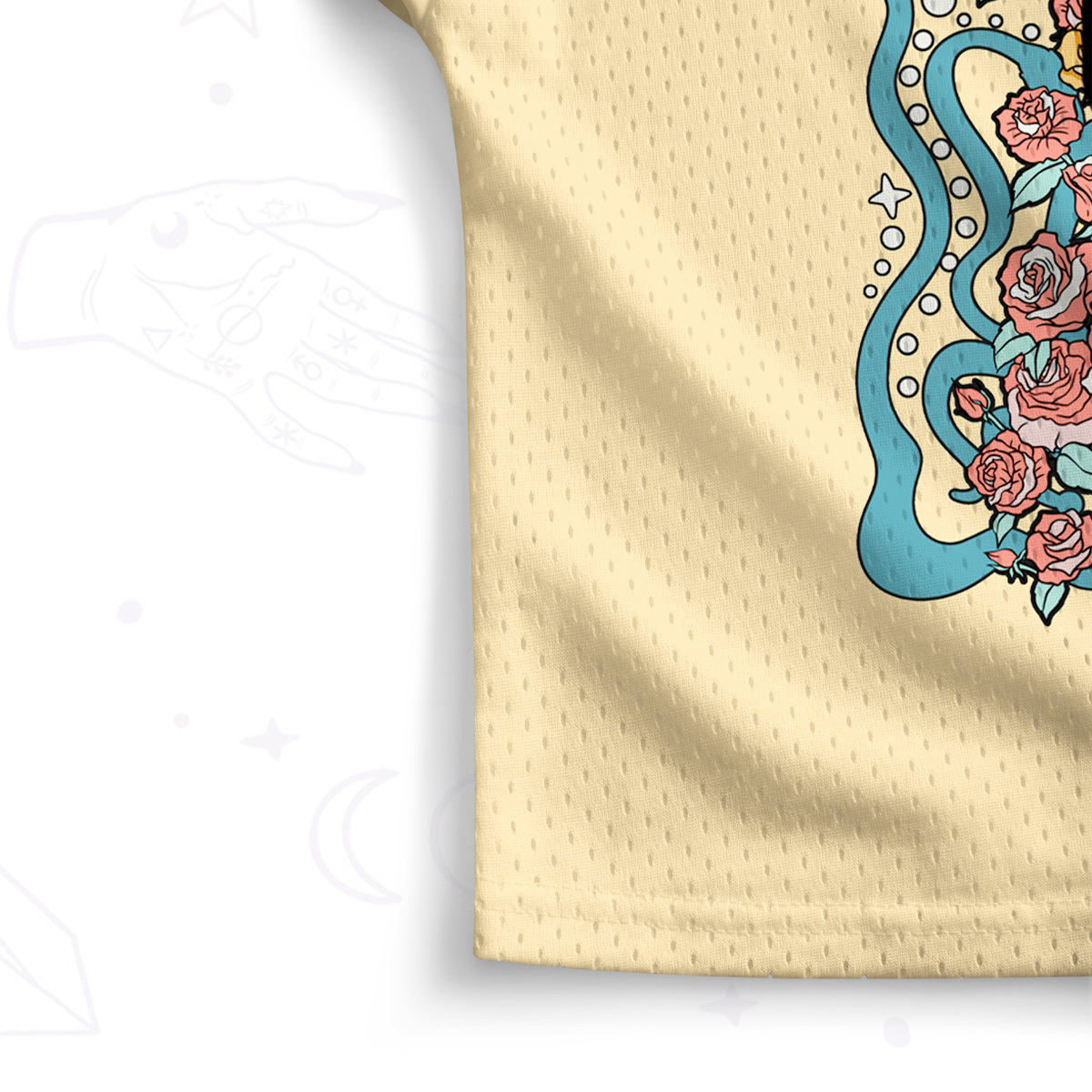 Purplehecate Virgo Spirit Zodiac Crop Sports Jersey