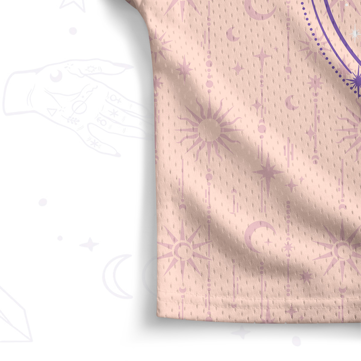 Purplehecate Demons 07 Crop Sports Jersey