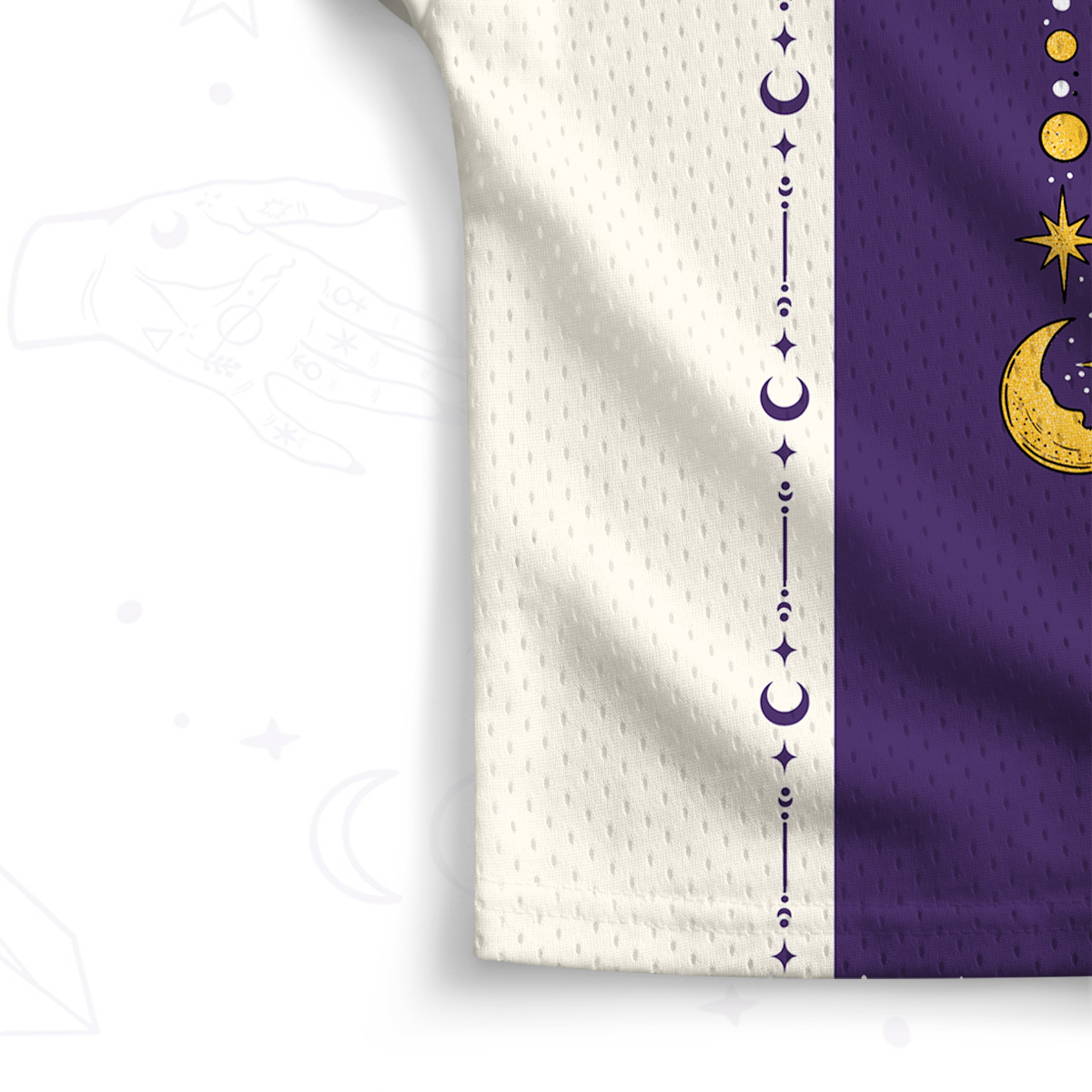 Purplehecate Capricorn Zodiac Crop Sports Jersey