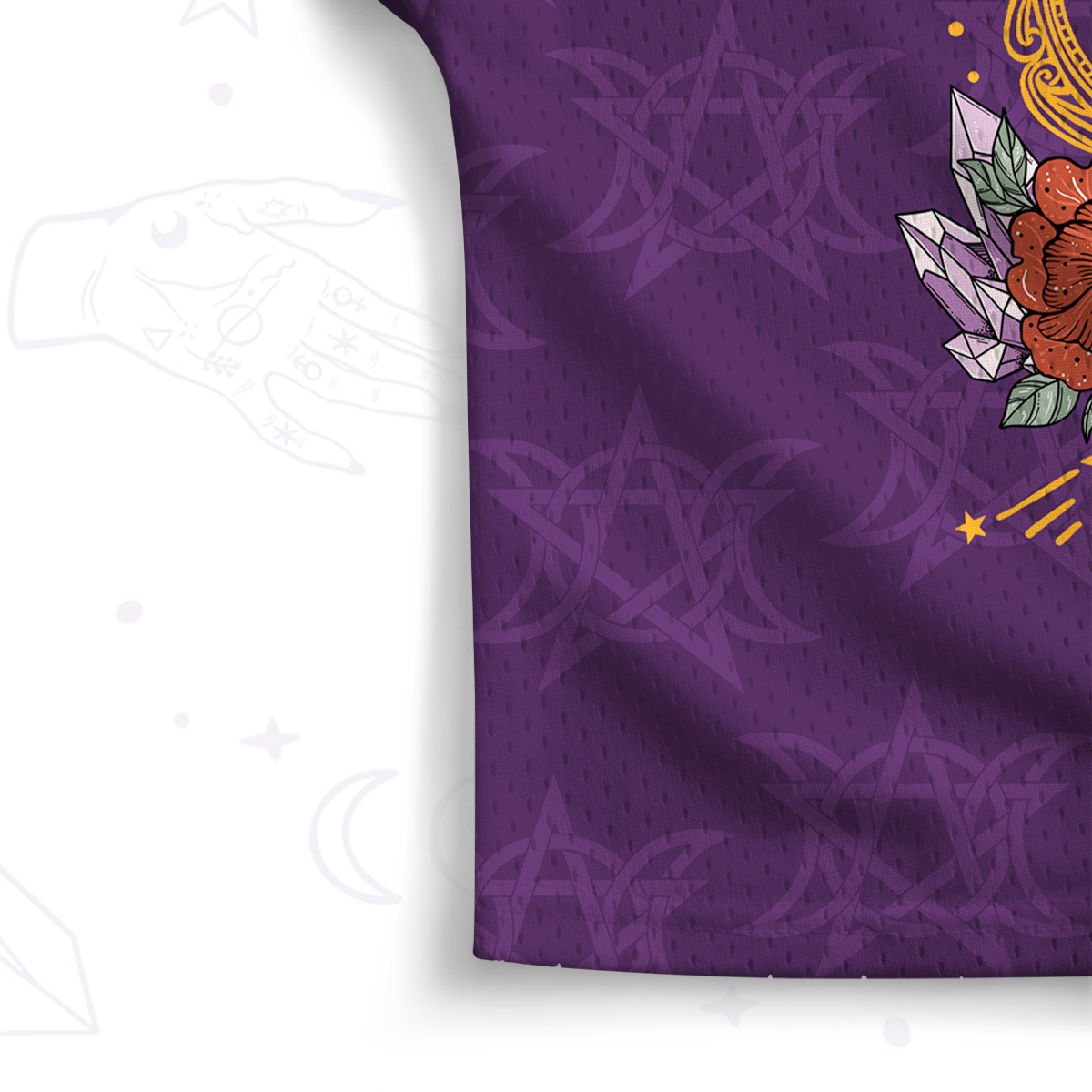 Purplehecate As Above So Below Crop Sports Jersey