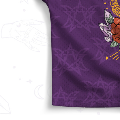 Purplehecate As Above So Below Crop Sports Jersey