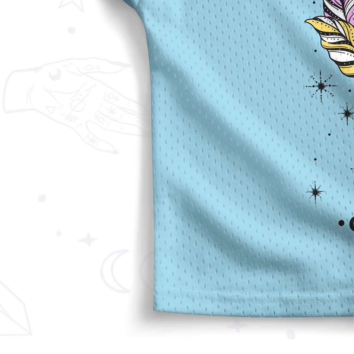 Purplehecate Moonlit Peaks of Starlight Crop Sports Jersey
