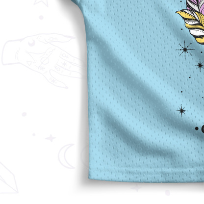 Purplehecate Moonlit Peaks of Starlight Crop Sports Jersey