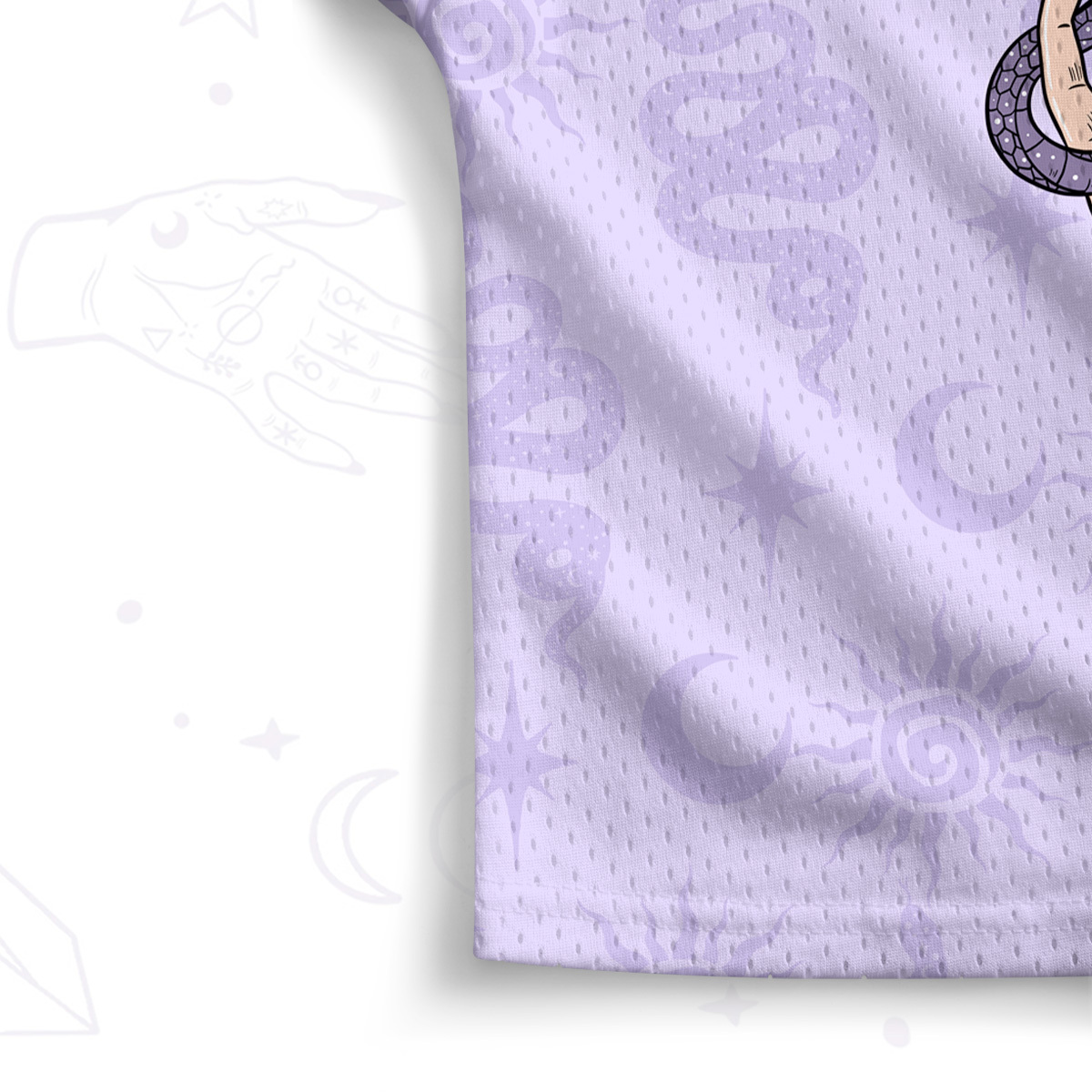 Purplehecate Occult Serpent 09 Stay Weird Crop Sports Jersey