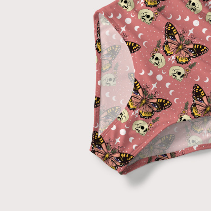 Purplehecate The Endings Won't End You Slim-Strap Swimsuit