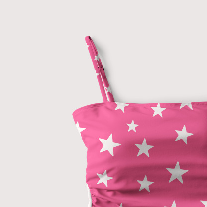 Purplehecate Mystic Horned Horse Slim-Strap Swimsuit