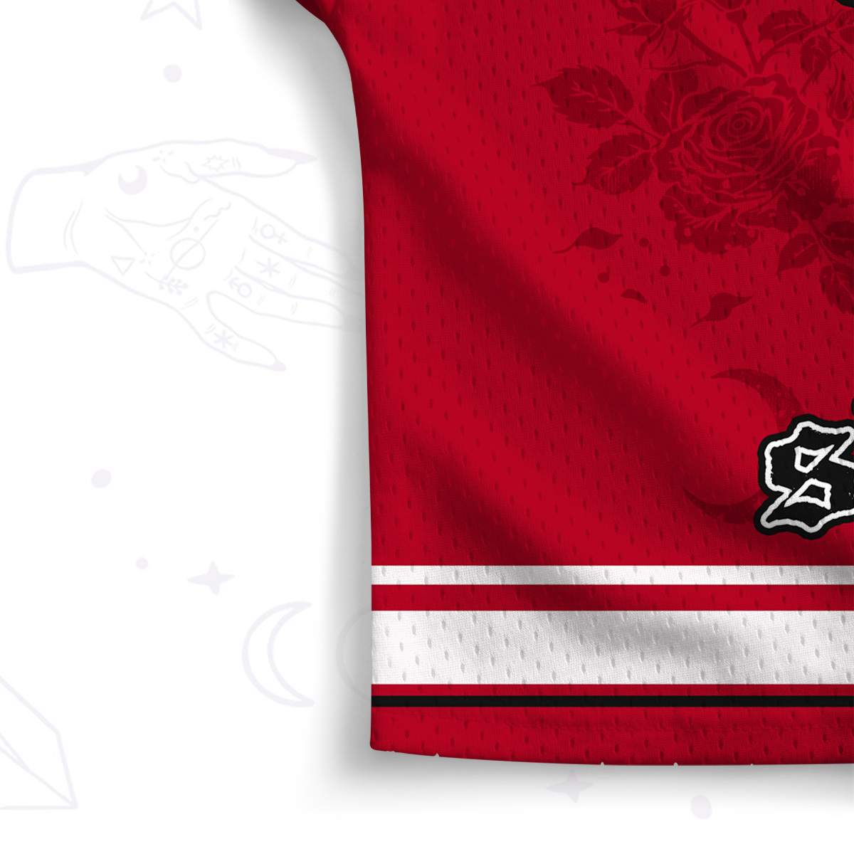 Purplehecate She Wolf Crop Sports Jersey