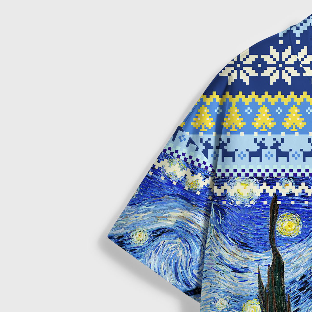 Purplehecate Witch Cat Under the Starry Night All Over Print T-Shirt