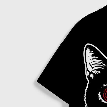 Purplehecate Hypnotic Cat All Over Print T-Shirt