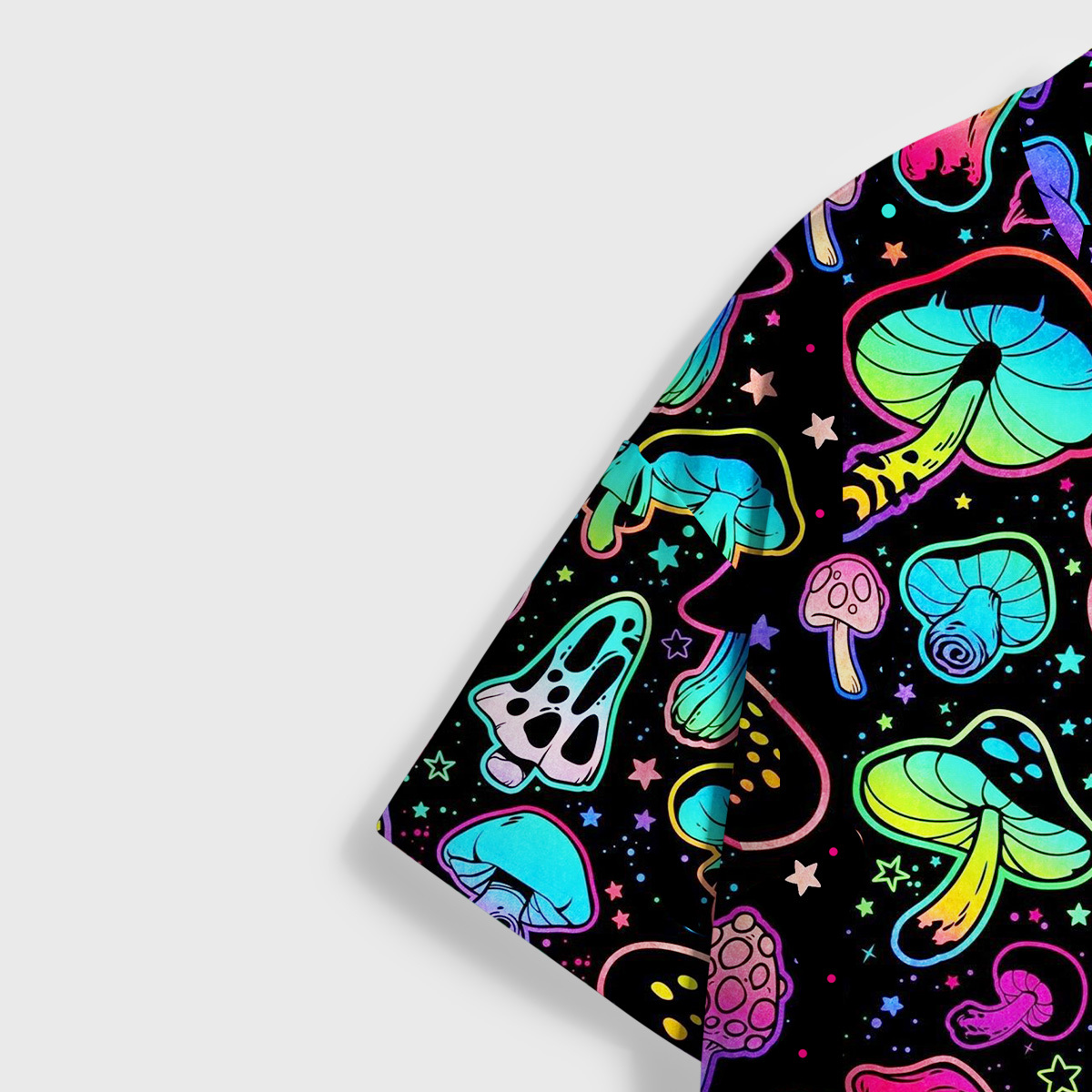 Purplehecate Psychedelic Mushroom Rave All Over Print T-Shirt