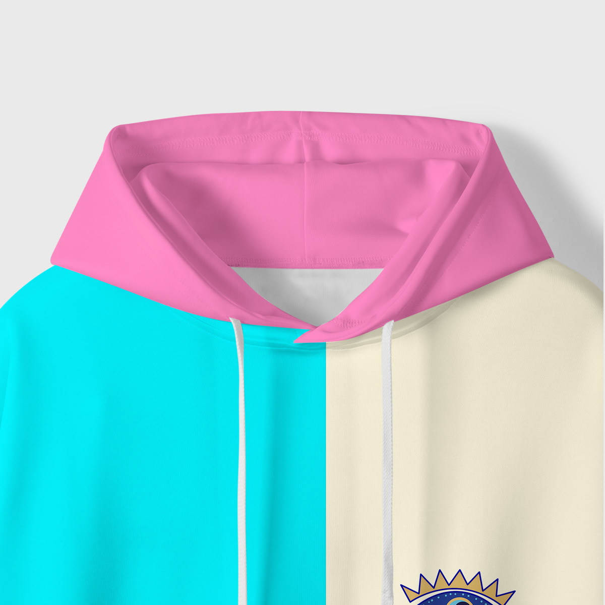 Purplehecate Savage Leopard Evil Eye All-Over Print Hoodie