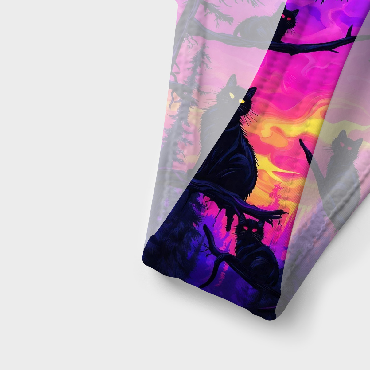 Purplehecate Twilight Forest Guardian Cat Versa-Tie Two-Piece Swimsuit