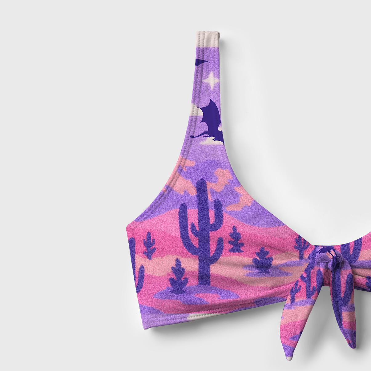 Purplehecate Mystic Desert Dragons Versa-Tie Two-Piece Swimsuit