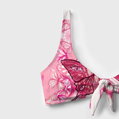 Purplehecate Butterfly Witchy Versa-Tie Two-Piece Swimsuit