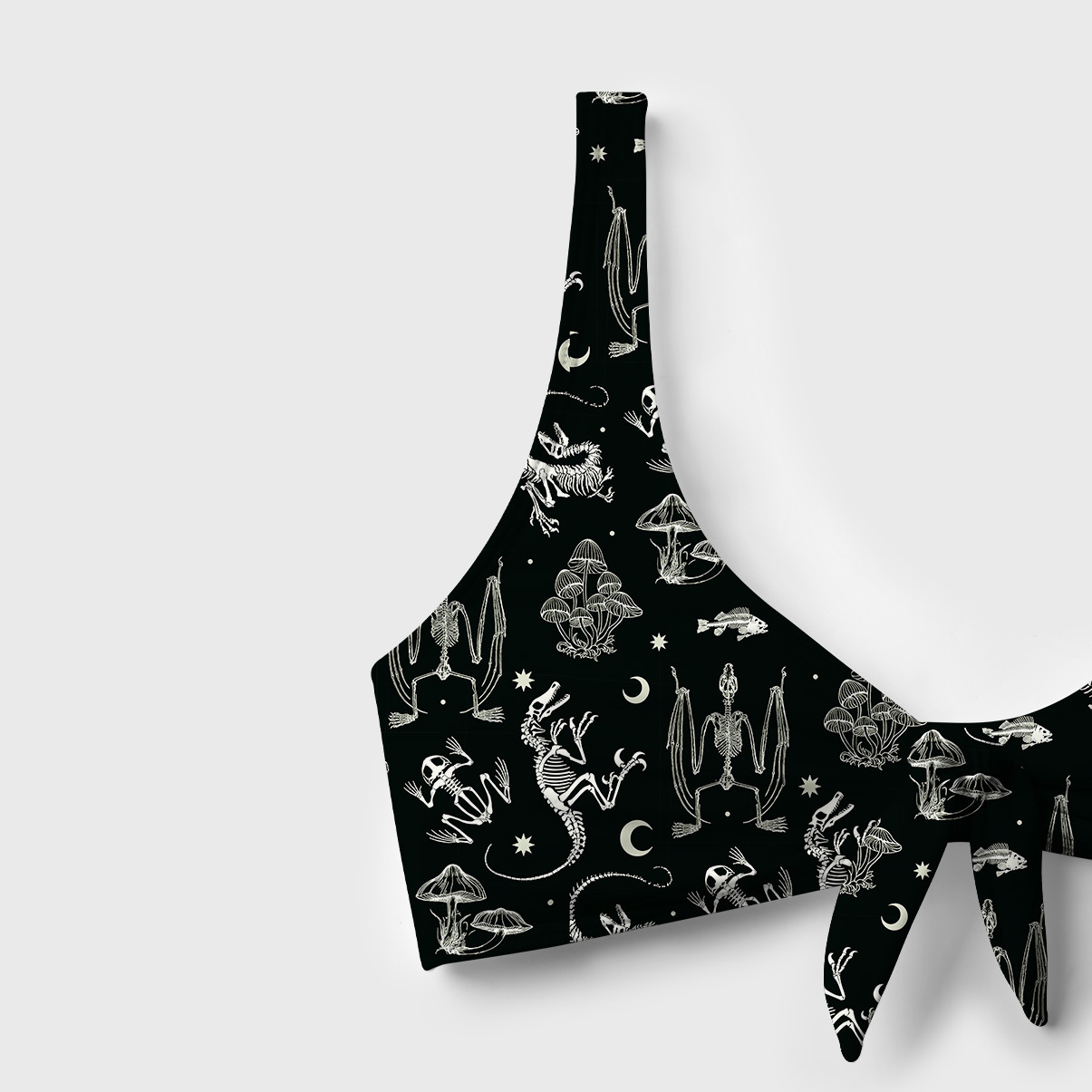 Purplehecate Prehistoric Fantasy Versa-Tie Two-Piece Swimsuit