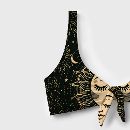 Purplehecate Lunar Eclipse Versa-Tie Two-Piece Swimsuit