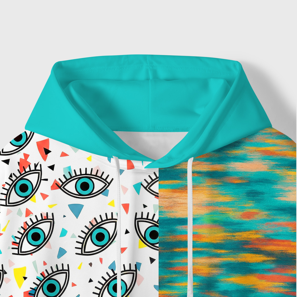 Purplehecate Evil Eye Protection All-Over Print Hoodie