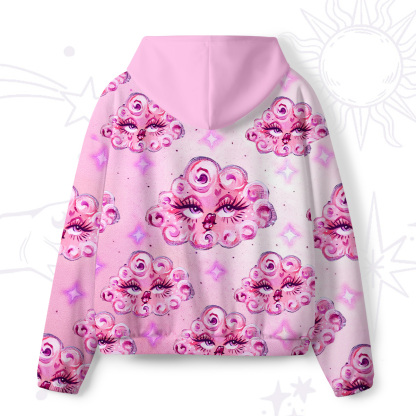 Purplehecate Dreamy Cloud Eyes All-Over Print Hoodie