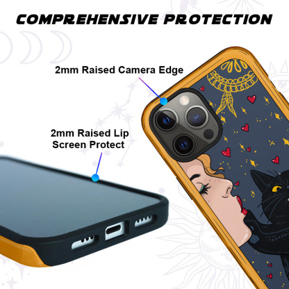 Purplehecate The Lovers Cat Tarot Phone Case