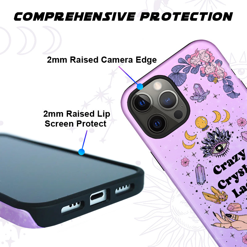 Purplehecate Crazy Crystal Lady Phone Case