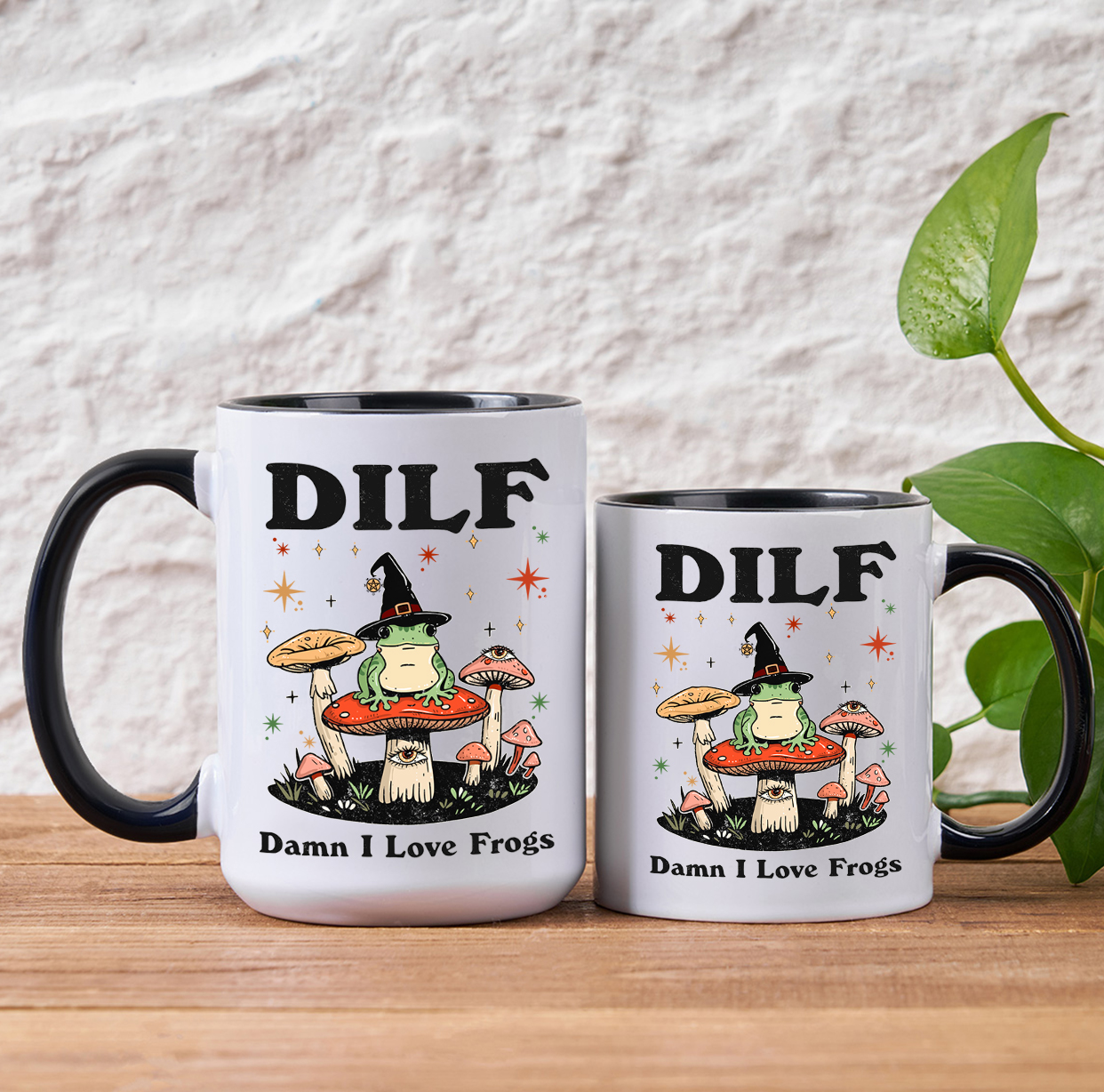 Purplehecate Dilf Damn I Love Frogs Mug