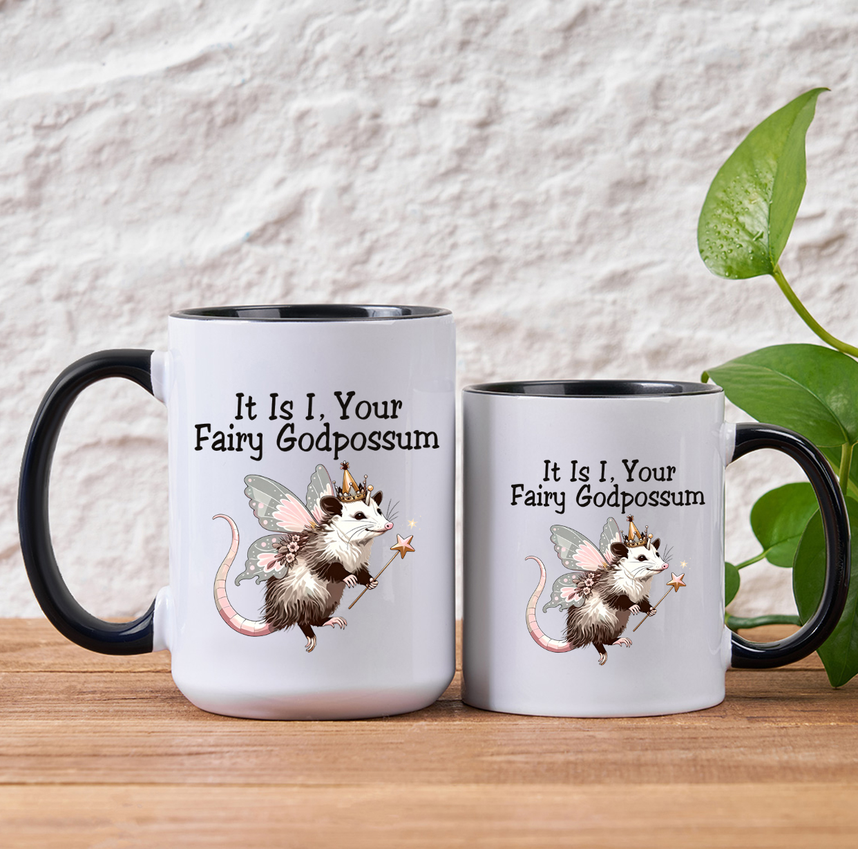 Purplehecate It Is I Your Fairy Godpossum Mug