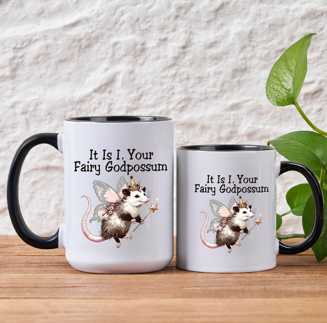 Purplehecate It Is I Your Fairy Godpossum Mug