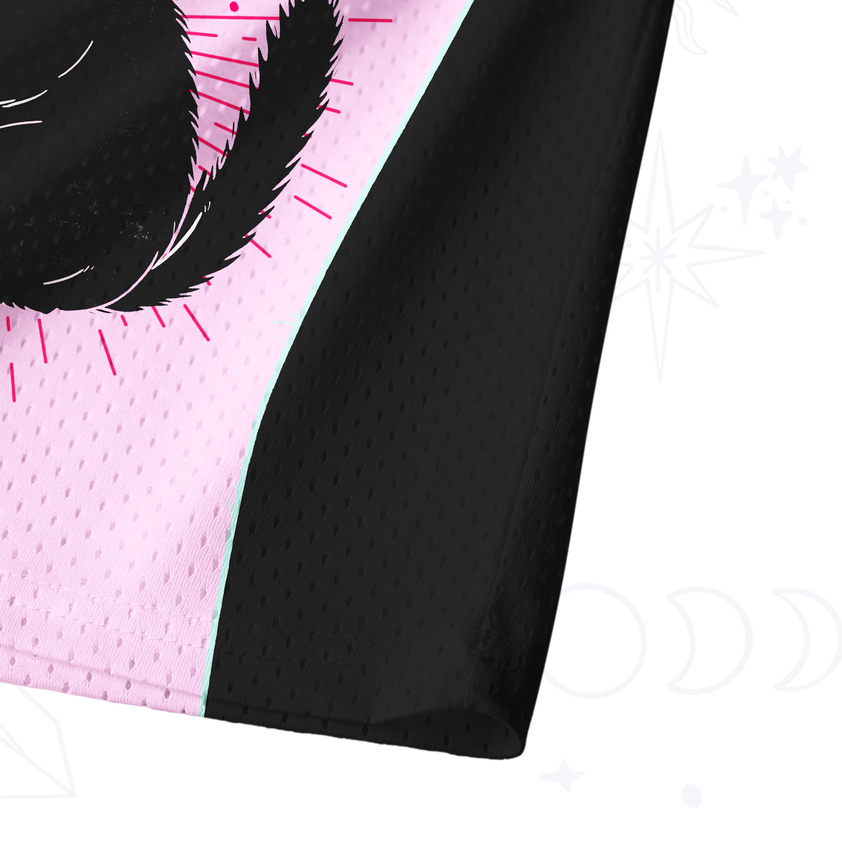 Purplehecate First Of All I'm A Delight Cat Mesh Jersey Tank Top