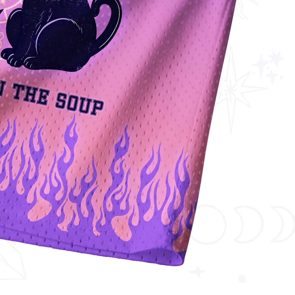 Purplehecate That's It You're Going In The Soup Mesh Jersey Tank Top