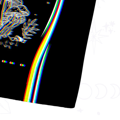 Purplehecate Mushroom and Moon Mesh Jersey Tank Top