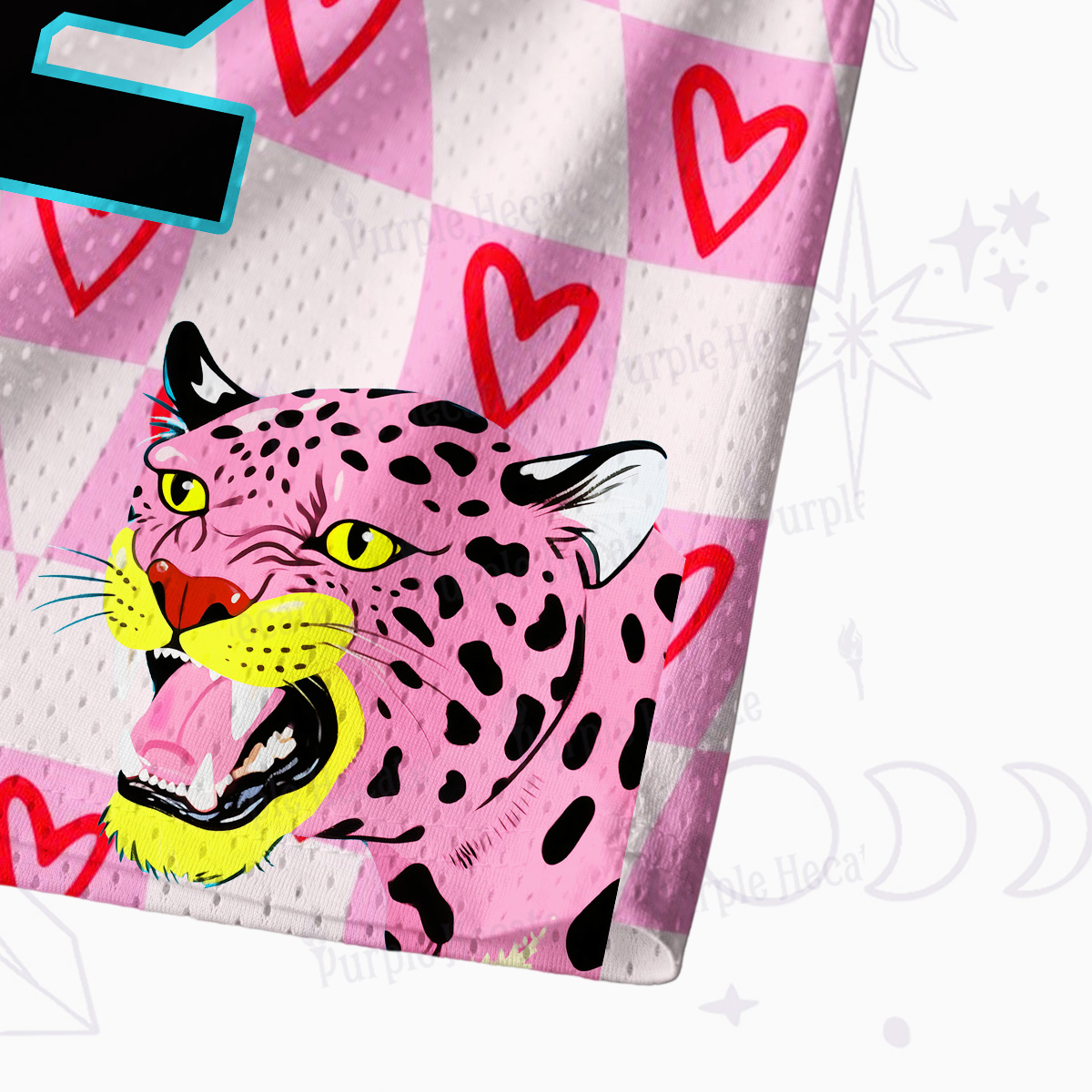 Purplehecate Feral Leopard Mesh Jersey Tank Top